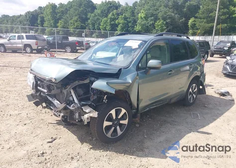 2018 Subaru Forester 2.5I Premium из США, поврежденный, VIN JF2SJAEC0JH508259